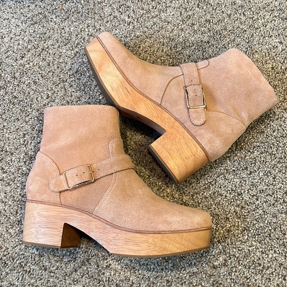 Charlotte Stone light pink clog booties Paloma style size 7 - Picture 6 of 10